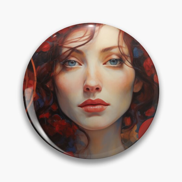 Item preview, Modern Art Noveau Inspired Beauty designed and sold by AM-Fine-Designs.