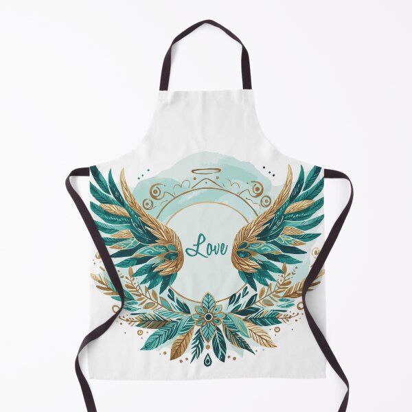 Item preview, Angel Wings Blue Watercolor Love designed and sold by heartsake.