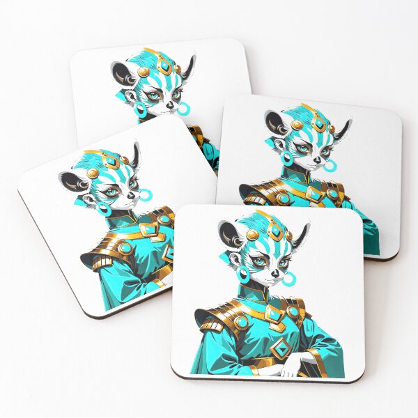 Item preview, Turquoise Rebel, Warrior lemur Queen designed and sold by filusattila.