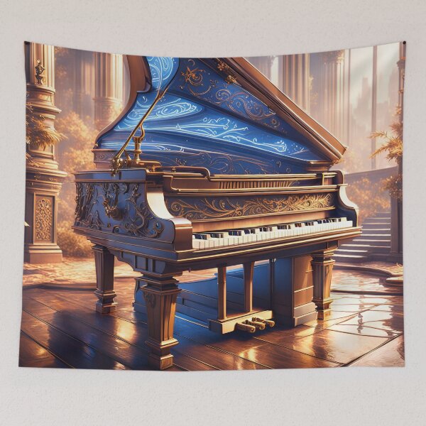 Item preview, A Piano In A Middle Of A Room designed and sold by MoriFantasy.