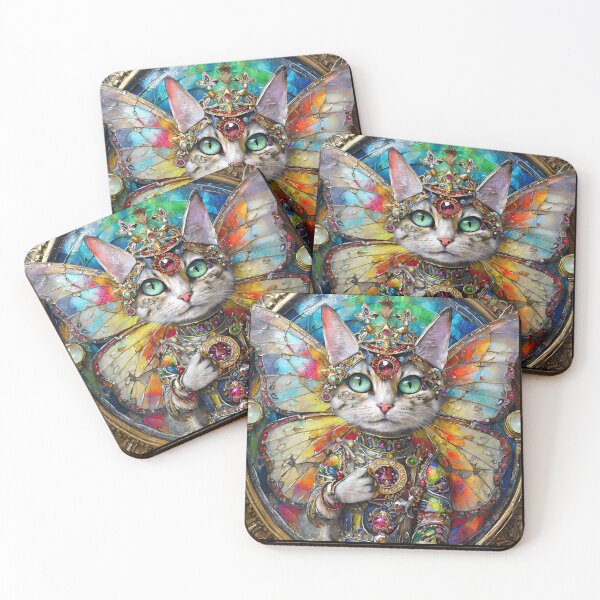 Item preview, Princess Kitty Cat of the Butterfly Wing Brigade designed and sold by Lee Hiller Designs.