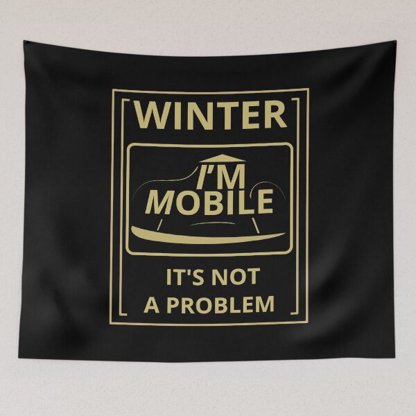 Item preview, Winter, It's Not a Problem: Golden Sleigh Ride designed and sold by SplashTastic.
