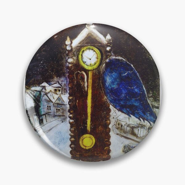 Item preview, Clock with Blue Wing Marc Chagall designed and sold by funnyshop222.