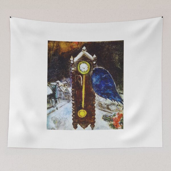 Item preview, Clock with Blue Wing Marc Chagall designed and sold by funnyshop222.