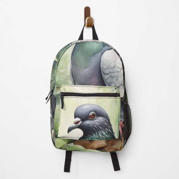 Item preview, Pigeon watercolor painting designed and sold by shokA Design.