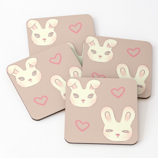 Item preview, Cute fluffy bunnies pastel colors designed and sold by NaneartMagical.