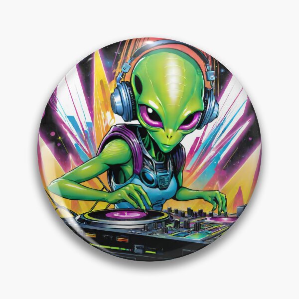 Aperçu de l'œuvre Le DJ d'un autre monde créée et vendue par VisualArteShop.