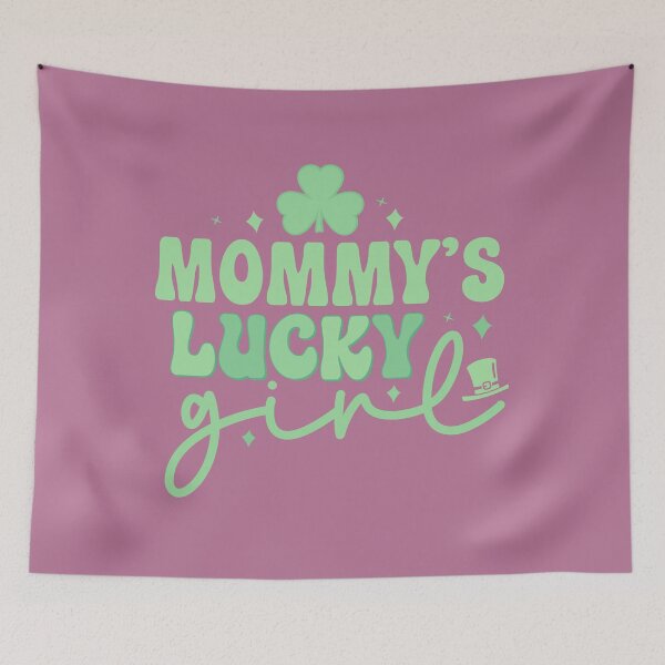 Item preview, Mommy’s Lucky Girl,Shamrock Lucky ,St Patricks Day designed and sold by BotunPeony.
