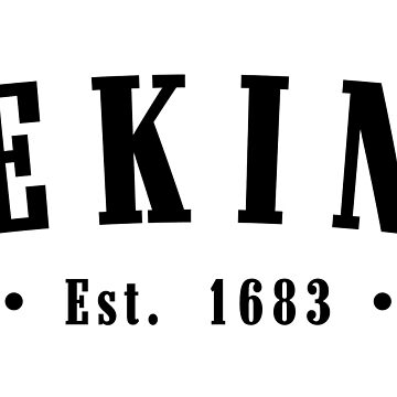 Artwork thumbnail, Blekinge County Sweden Est. 1683 Black Letter Sverige by establishedwear