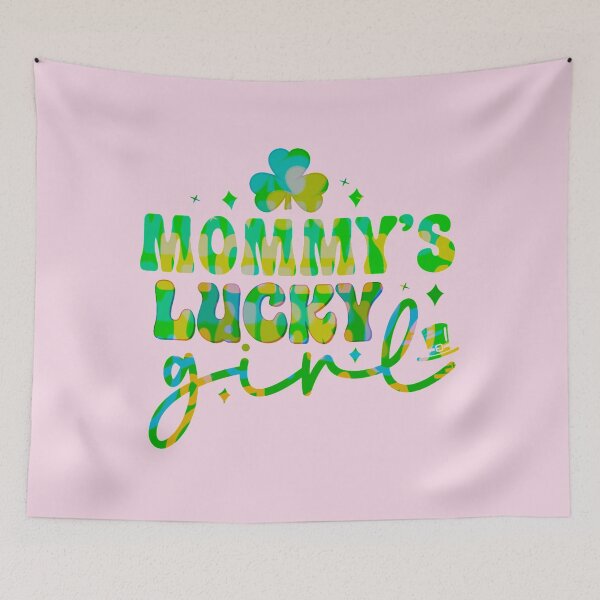 Item preview, Mommy’s Lucky Girl,Shamrock Lucky ,St Patricks Day designed and sold by BotunPeony.