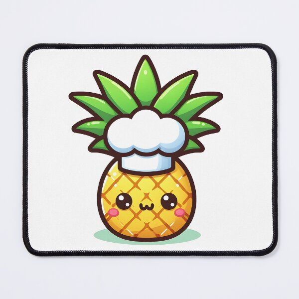 Item preview, Kawaii Pineapple With Chef Hat Chef Cooking designed and sold by CanvasCutie.