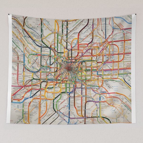 Item preview, Tokyo Subway Map  designed and sold by andrew758.