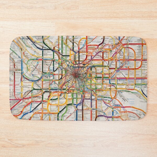 Item preview, Tokyo Subway Map  designed and sold by andrew758.