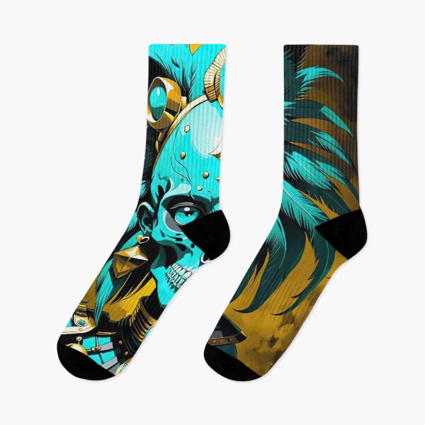 Item preview, Turquoise Rebel, Warrior lemur skull Queen designed and sold by filusattila.