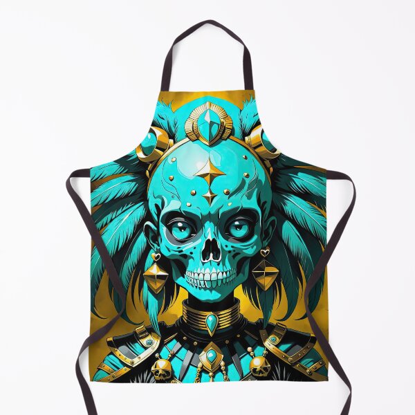 Item preview, Turquoise Rebel, Warrior lemur skull Queen designed and sold by filusattila.