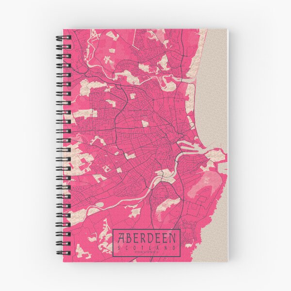 Item preview, Aberdeen City Map of Scotland - Blossom designed and sold by deMAP.