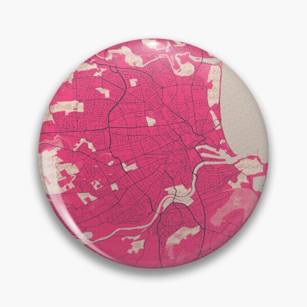 Item preview, Aberdeen City Map of Scotland - Blossom designed and sold by deMAP.