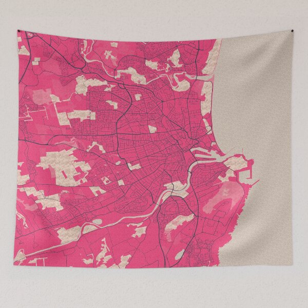 Item preview, Aberdeen City Map of Scotland - Blossom designed and sold by deMAP.
