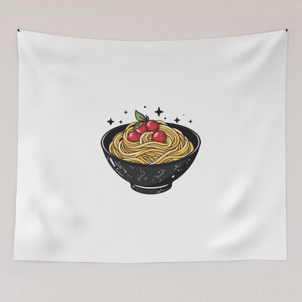 Item preview, Moms Spaghetti: Delicious Home Comfort Sticker with Starry Appeal designed and sold by zax454.