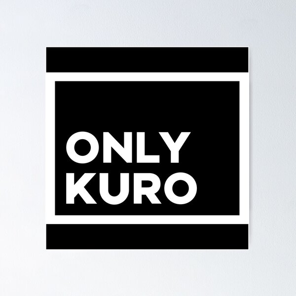 Item preview, Only Kuro - Logo Parody designed and sold by SOVLLESS.