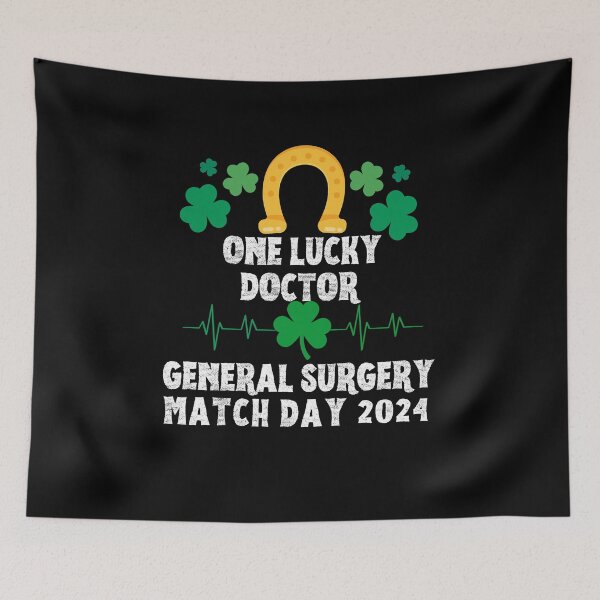 Item preview, General Surgery Match Day 2024 One Lucky Doctor designed and sold by MimsTees.