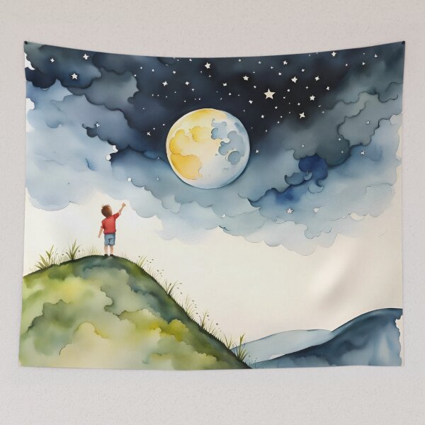 Item preview, Reach for the Moon designed and sold by AJSRPrints.