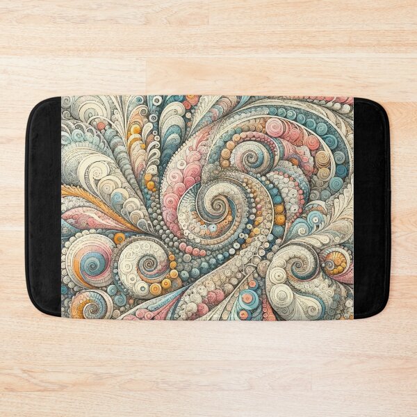 Item preview, Fractals spiral: A Zentangle-Inspired Journey designed and sold by Expressartzone.