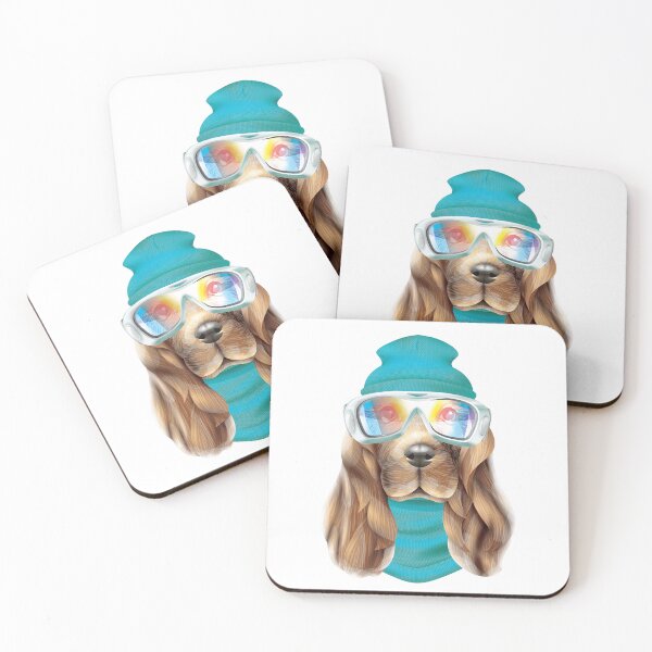 Item preview, Cute Dog Ski  designed and sold by PG Shop Art.