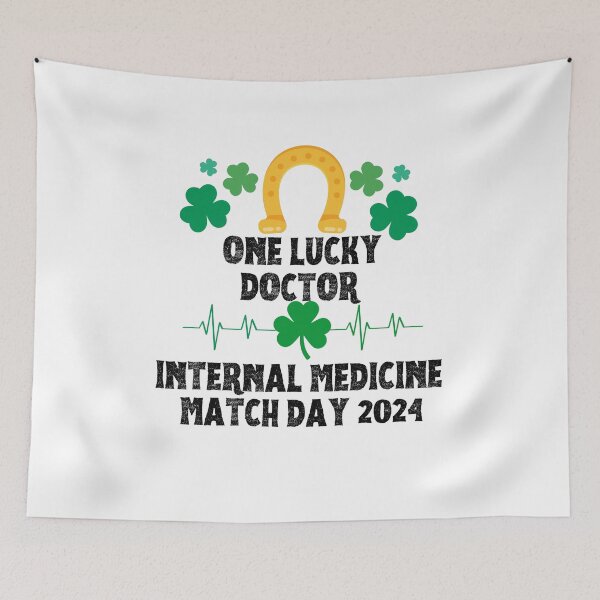 Item preview, Internal Medicine Match Day 2024 One Lucky Doctor designed and sold by MimsTees.