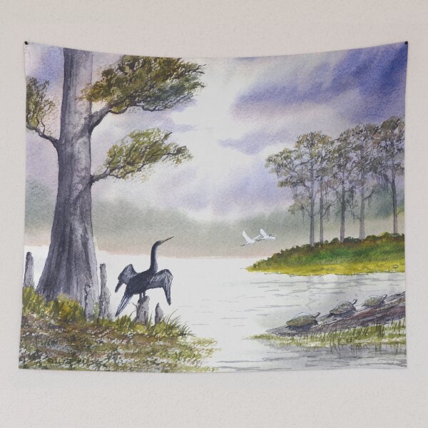 Item preview, Wildlife At Sunrise Wakulla Springs Florida designed and sold by William Holkham.