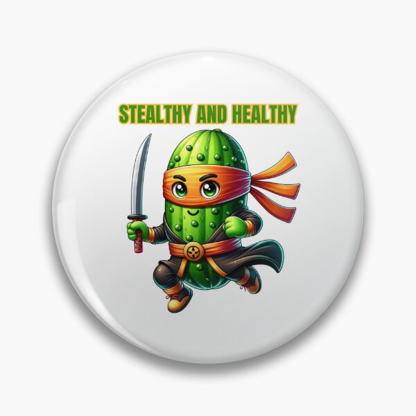 Item preview, Ninja Cucumber Slice Action designed and sold by vk09.