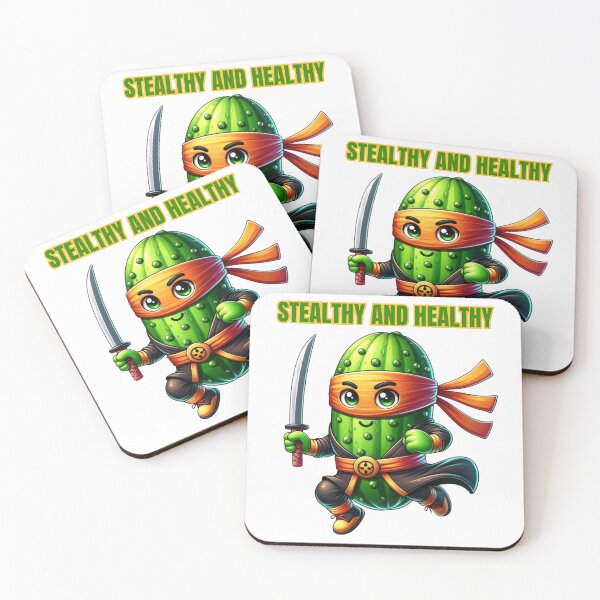 Item preview, Ninja Cucumber Slice Action designed and sold by vk09.