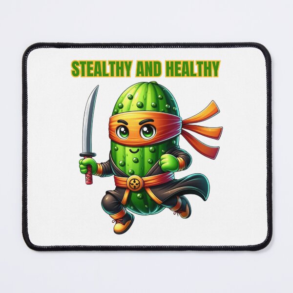 Item preview, Ninja Cucumber Slice Action designed and sold by vk09.