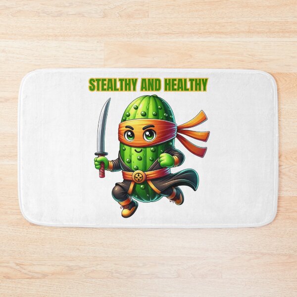 Item preview, Ninja Cucumber Slice Action designed and sold by vk09.