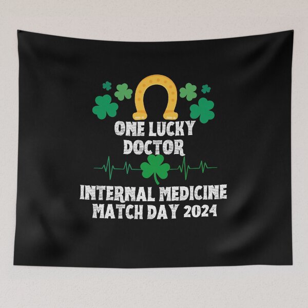 Item preview, Internal Medicine Match Day 2024 One Lucky Doctor designed and sold by MimsTees.