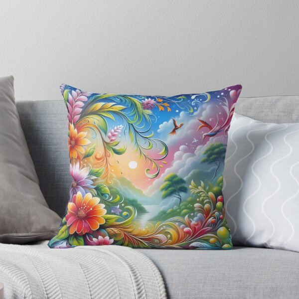 Item preview, Euphoria of Eden: A Vivid Dreamscape in Bloom designed and sold by Vitalka-uk.