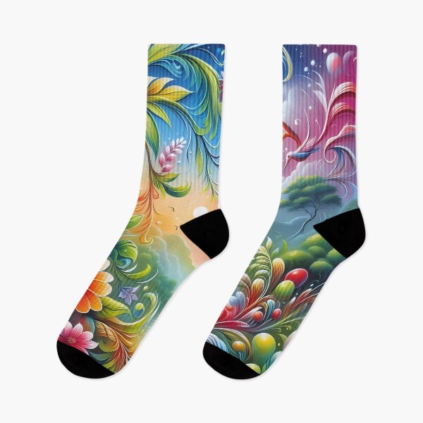 Item preview, Euphoria of Eden: A Vivid Dreamscape in Bloom designed and sold by Vitalka-uk.