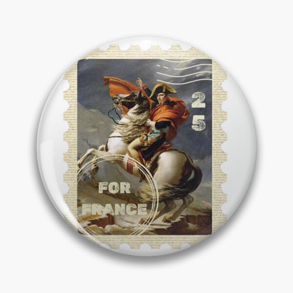 Item preview, Napoleon Crossing the Alps Stamp designed and sold by HappyAli777.