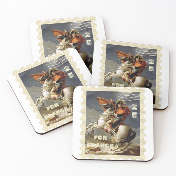Item preview, Napoleon Crossing the Alps Stamp designed and sold by HappyAli777.