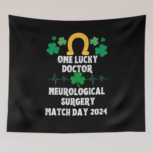 Item preview, Neurological Surgery Match Day 2024 One Lucky Doctor designed and sold by MimsTees.