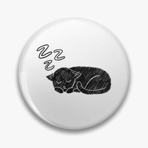 Item preview, Sleepy Cat || Black designed and sold by Cody Flowers.
