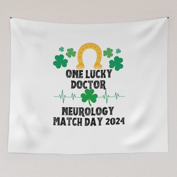 Item preview, Neurology Match Day 2024 One Lucky Doctor designed and sold by MimsTees.