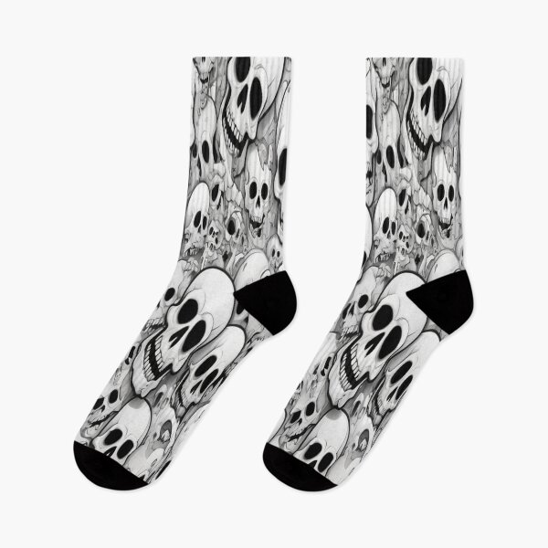 Item preview, Skulls Socks designed and sold by 3Brew-Designs.