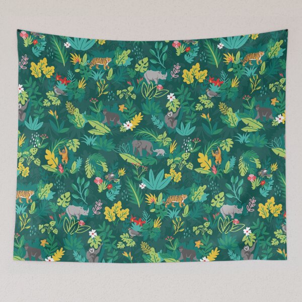 Item preview, Sumatran Jungle Pattern designed and sold by CourtneyMayo.
