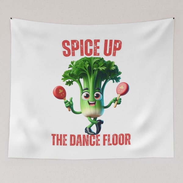 Item preview, Disco Celery Dance Party Design designed and sold by vk09.
