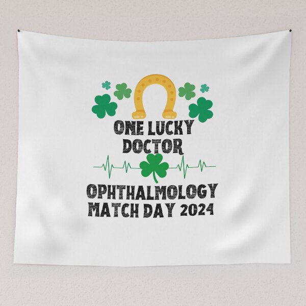 Item preview, Ophthalmology Match Day 2024 One Lucky Doctor designed and sold by MimsTees.