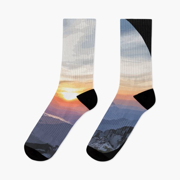 Item preview, Mountain Range during sunset designed and sold by TrulyRuby.