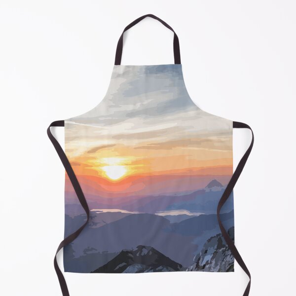 Item preview, Mountain Range during sunset designed and sold by TrulyRuby.
