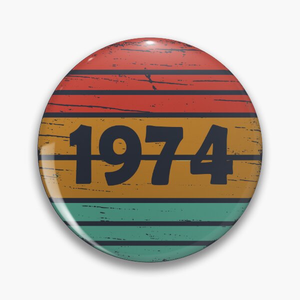 Item preview, Born in 1974 vintage retro classic birthday designed and sold by Alexaltay.