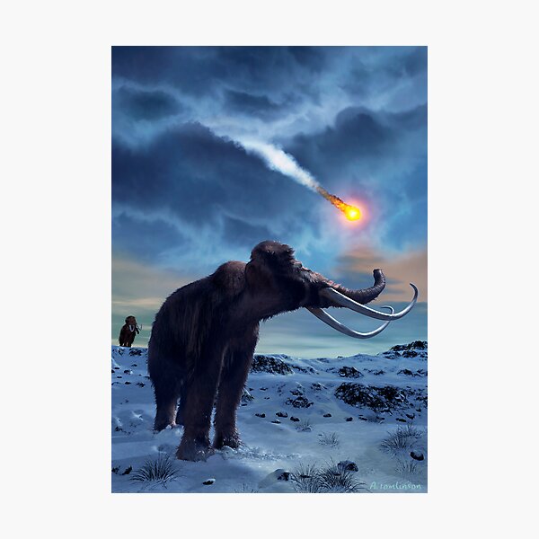 What killed all the Mammoths? Photographic Print
